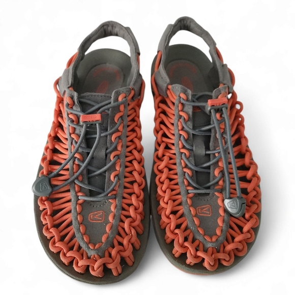 KEEN Uneek Canvas pink/grey size 7 - Picture 4 of 9